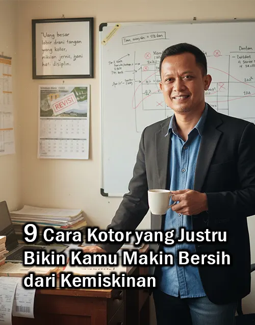 9 Cara Kotor yang Justru Bikin Kamu Makin Bersih dari Kemiskinan